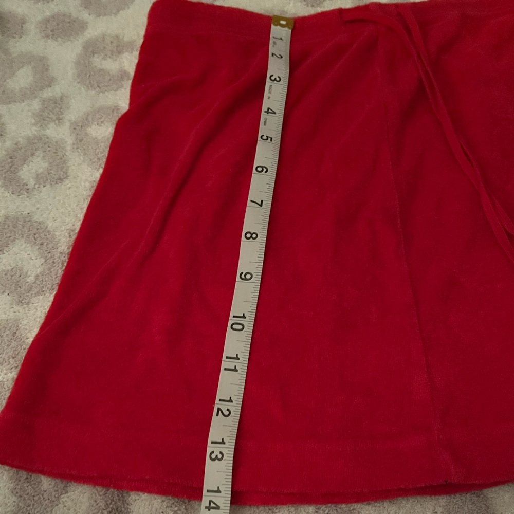 Pink Terry Cloth Express Skirt - Picture 7 of 7